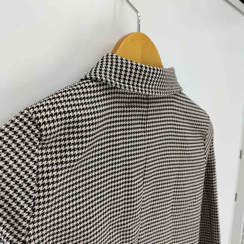 ザラ ZARA ハングトゥース 千鳥格子柄 シャーリング シャツ ワンピース レディース import:S