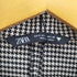 ザラ ZARA ハングトゥース 千鳥格子柄 シャーリング シャツ ワンピース レディース import:S