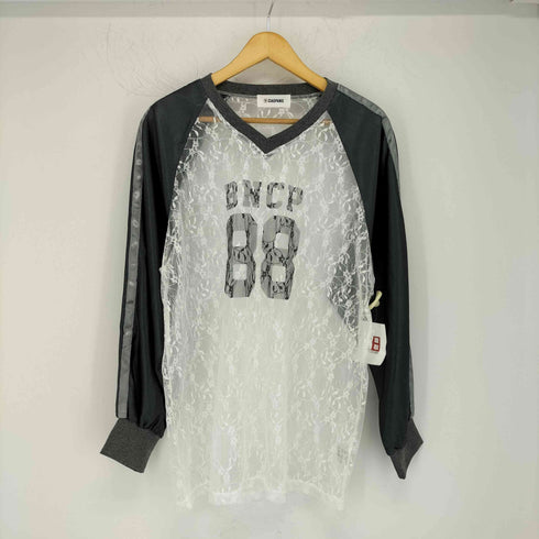 チャオパニック Ciaopanic レースドッキングフットボールTee レディース ONE SIZE