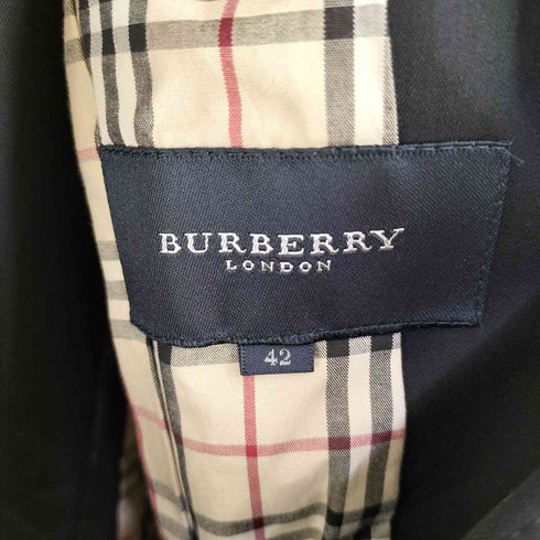 バーバリーロンドン BURBERRY LONDON 裏地ノバチェックテーラードジャケット 2B レディース EUR:42