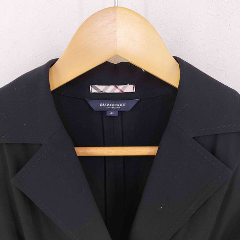バーバリーロンドン BURBERRY LONDON ステッチデザインジャケット ノバチェック レディース EUR:40