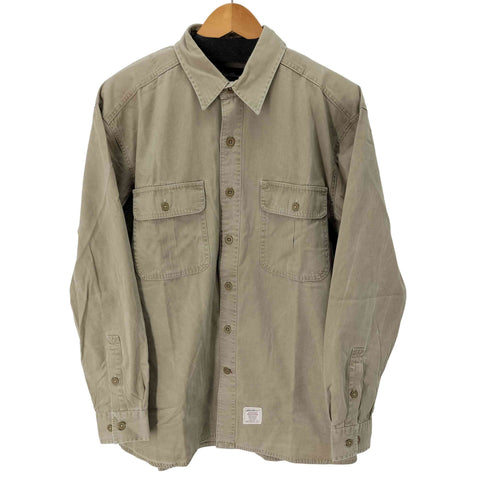 エディーバウアー Eddie Bauer 00S Ⅼ/S コットンシャツ メンズ import:M