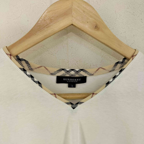 バーバリーロンドン BURBERRY LONDON ノバチェックVネックカットソー レディース 2