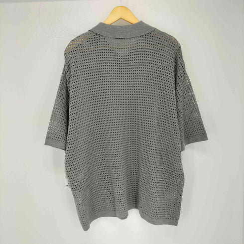 ローリーズファーム LOWRYS FARM 24SS メッシュニットシャツカーデSS メンズ FREE