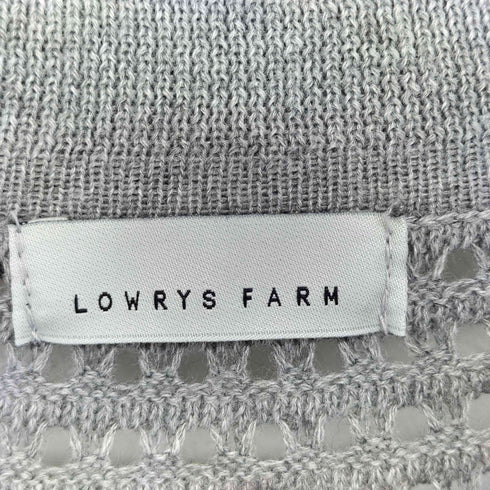ローリーズファーム LOWRYS FARM 24SS メッシュニットシャツカーデSS メンズ FREE
