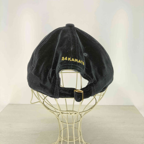 トゥエンティーフォーカラッツ 24karats ロゴ刺繍ベロアキャップ メンズ FREE