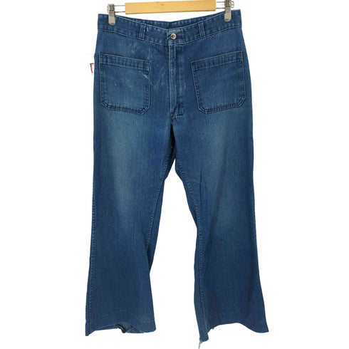 ユーエスネイビー U.S.NAVY 70S SEAFARER TALONジップ セーラーデニム メンズ
