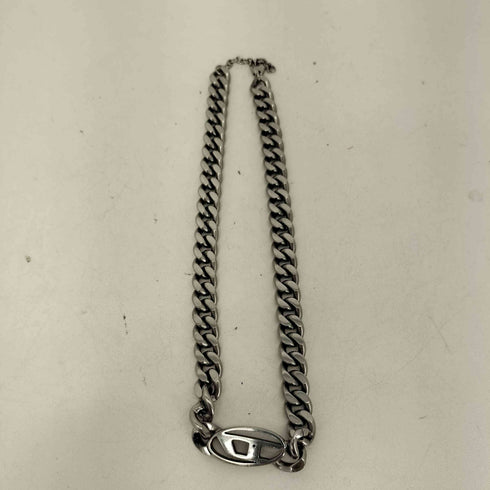 ディーゼル DIESEL STEEL ロゴ 喜平チェーンネックレス メンズ