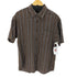 エディーバウアー Eddie Bauer 00S S/S リネン ストライプシャツ メンズ import:M