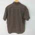 エディーバウアー Eddie Bauer 00S S/S リネン ストライプシャツ メンズ import:M