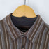 エディーバウアー Eddie Bauer 00S S/S リネン ストライプシャツ メンズ import:M