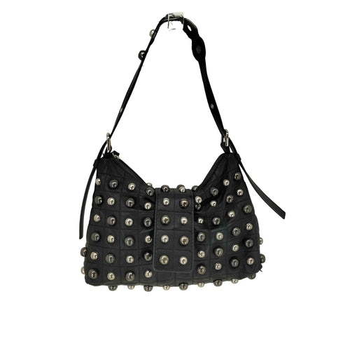 ザラ ZARA スタッズ フェイクレザー ショルダーバッグ レディース