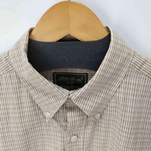 エディーバウアー Eddie Bauer 00S BD コットンチェックシャツ メンズ import:M