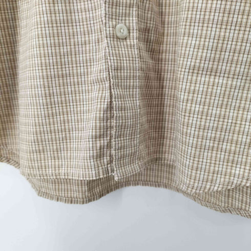 エディーバウアー Eddie Bauer 00S BD コットンチェックシャツ メンズ import:M