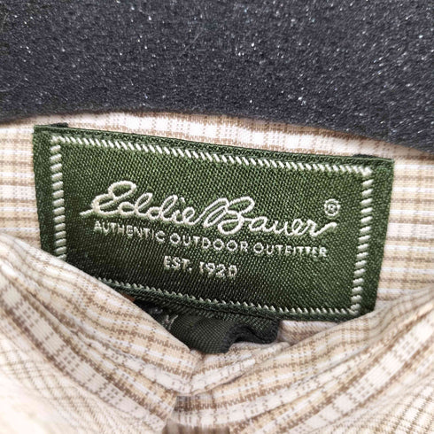 エディーバウアー Eddie Bauer 00S BD コットンチェックシャツ メンズ import:M