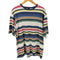 ランズエンド LANDS END 90S クルーネックボーダーカットソー マルチカラー メンズ import:L