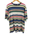 ランズエンド LANDS END 90S クルーネックボーダーカットソー マルチカラー メンズ import:L
