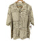 CARIBBEAN JOE シルク100% 開襟総柄アロハシャツ メンズ import:XL