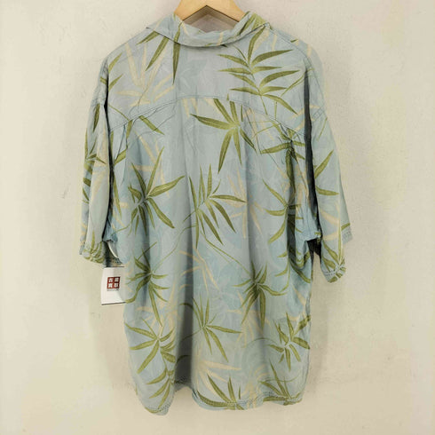 トミーバハマ Tommy Bahama シルク100% 開襟総柄アロハシャツ メンズ import:XL