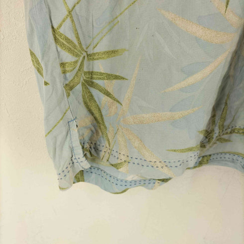 トミーバハマ Tommy Bahama シルク100% 開襟総柄アロハシャツ メンズ import:XL