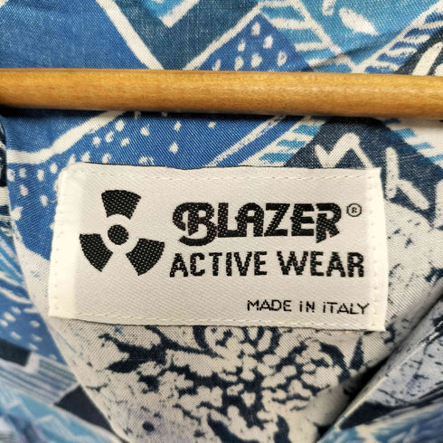 blazer イタリア製 レーヨンアロハシャツ メンズ import:L