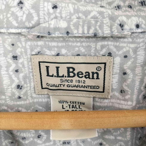 エルエルビーン L.L.Bean 総柄オープンカラーシャツ メンズ import:L