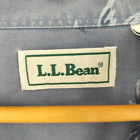 エルエルビーン L.L.Bean 80S-90S 総柄オープンカラーシャツ メンズ import:XL