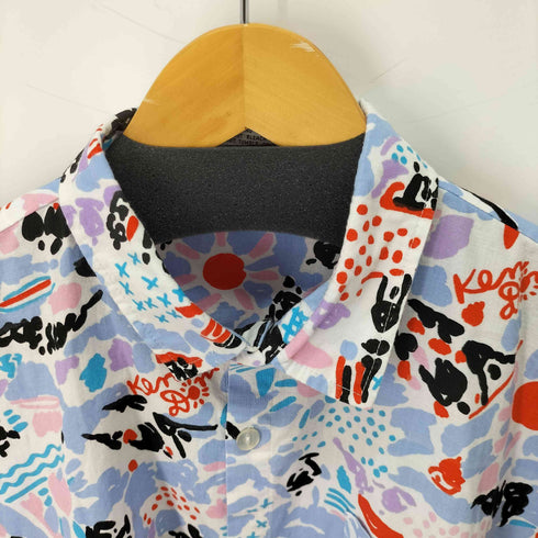 ken done S/S 総柄シャツ メンズ import:L