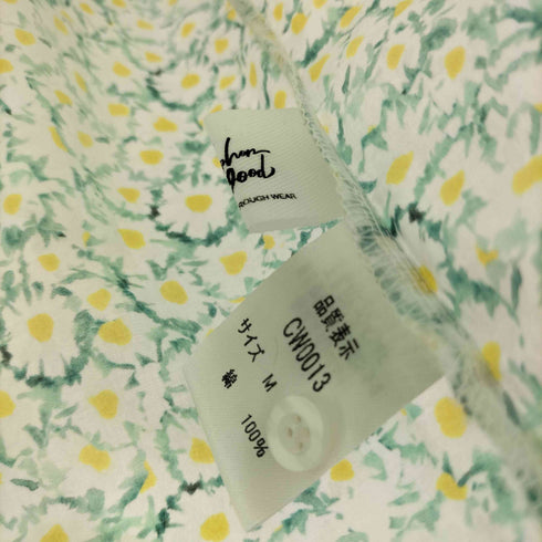 Camphor wood flower pattern open collar shirt メンズ JPN:M
