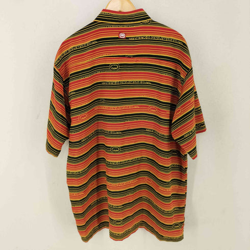 エコーアンリミテッド ECKO UNLTD 韓国製 ストライプ S/S シャツ メンズ import:XL
