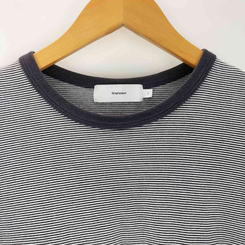 グラフペーパー Graphpaper 24SS Narrow Border S/S Tee メンズ JPN:2