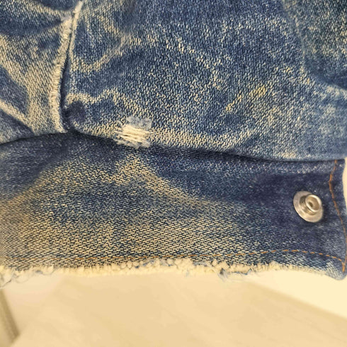 ラングラー Wrangler 90S 14OZ.DENIM AUTHENTIC WESTERN JACKET 裏地ブランケット メンズ import:L