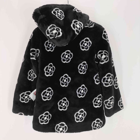 ピエールカルダン pierre cardin 花柄フェイクファージャケット レディース