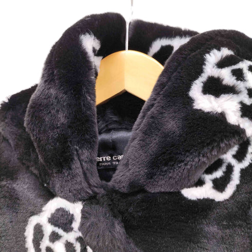 ピエールカルダン pierre cardin 花柄フェイクファージャケット レディース