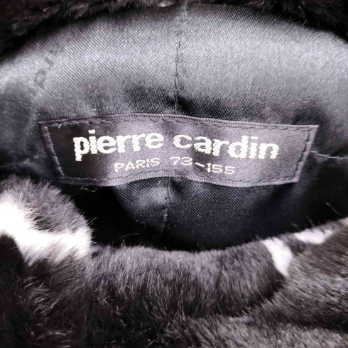 ピエールカルダン pierre cardin 花柄フェイクファージャケット レディース