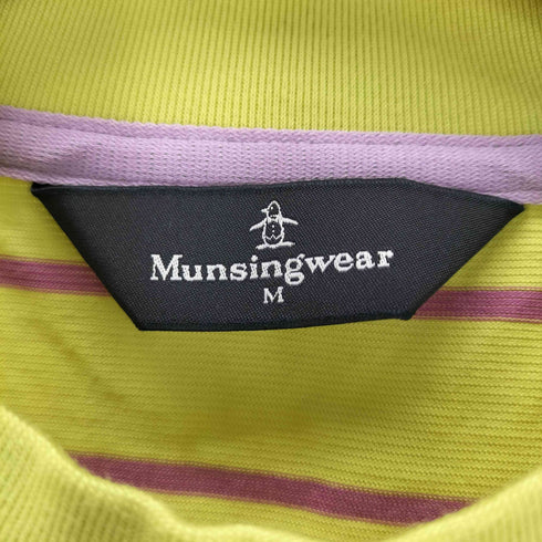 マンシングウェア Munsingwear ボーダークルーネックTシャツ レディース JPN:M