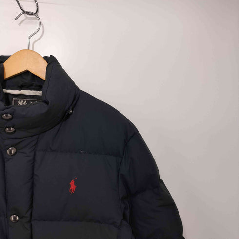ポロラルフローレン POLO RALPH LAUREN 裏地ボーダー ポニー刺繍 ダブルジップ ダウンジャケット メンズ import:S