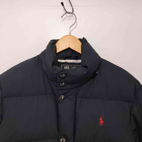 ポロラルフローレン POLO RALPH LAUREN 裏地ボーダー ポニー刺繍 ダブルジップ ダウンジャケット メンズ import:S