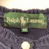 ラルフローレン RALPH LAUREN 80s 緑タグ コットンリネン レースアップ 半袖カーディガン レディース import:M