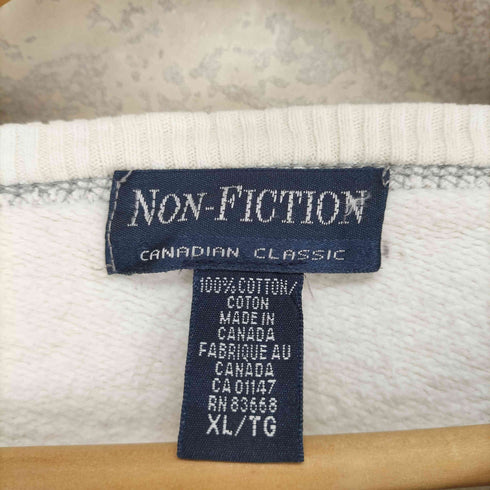 NON FICTION 刺繍スウェット メンズ XL