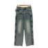 ARULLE point damage straight denim ポイント ダメージ ストレート デニムパンツ レディース JPN:2