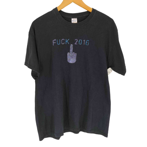 ギルダン GILDAN ラメプリント半袖Tシャツ メンズ L