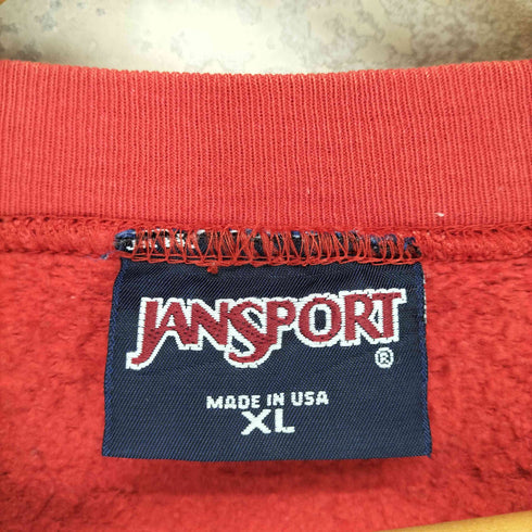 ジャンスポーツ JanSport 90S MADE IN USA VAIL カレッジワッペンデザインスウェット メンズ XL