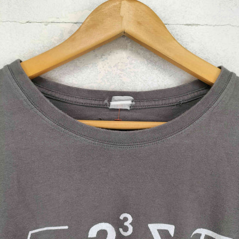 数学記号プリント半袖Tシャツ メンズ