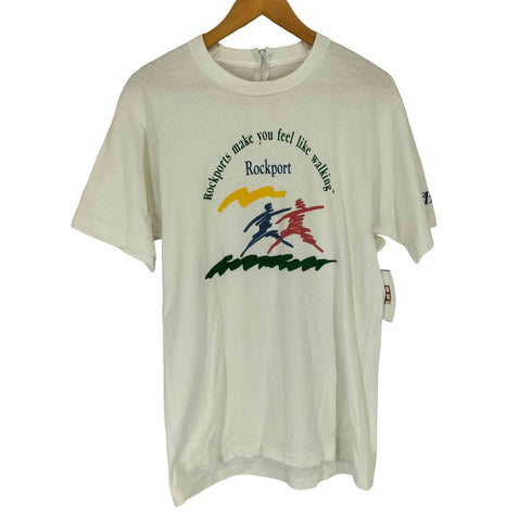 ROCKPORT バックジッププリント半袖Tシャツ メンズ