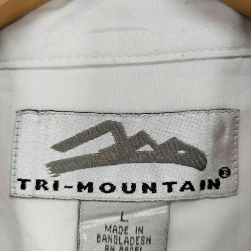 トライマウンテン TRI-MOUNTAIN 企業ロゴボタンダウンシャツ メンズ L