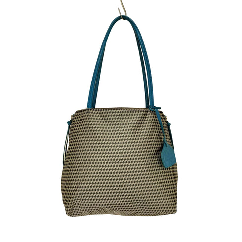 オサム OSAM レザー ハンド チェック 2 WAY ショルダー バッグ レディース