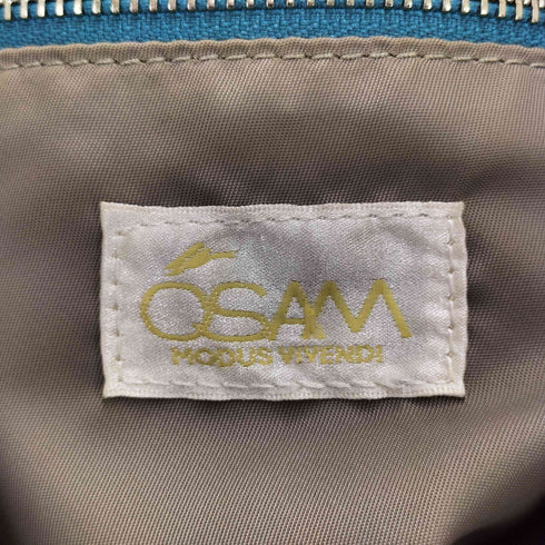 オサム OSAM レザー ハンド チェック 2 WAY ショルダー バッグ レディース