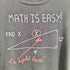 MATH IS EASY Tシャツ メンズ