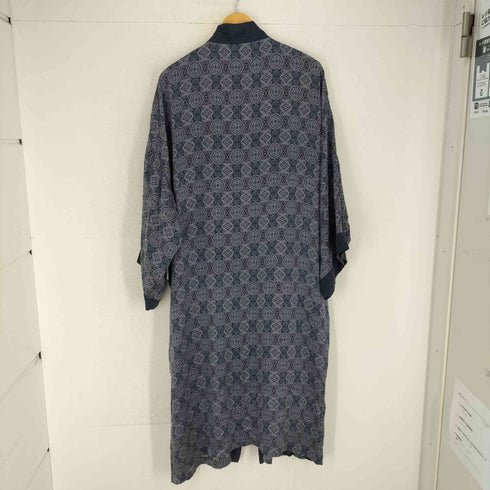 スタッフォード STAFFORD 総柄シルク ガウンコート メンズ XL/XXL
